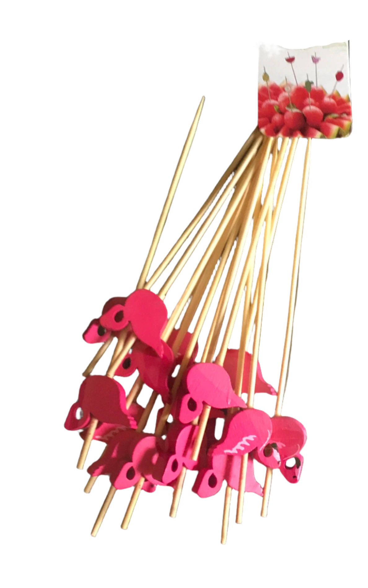 Hello Summer "Flamingo" Wood Sticks Cocktail/Cupcake/Food Picks 16ct (Copy)