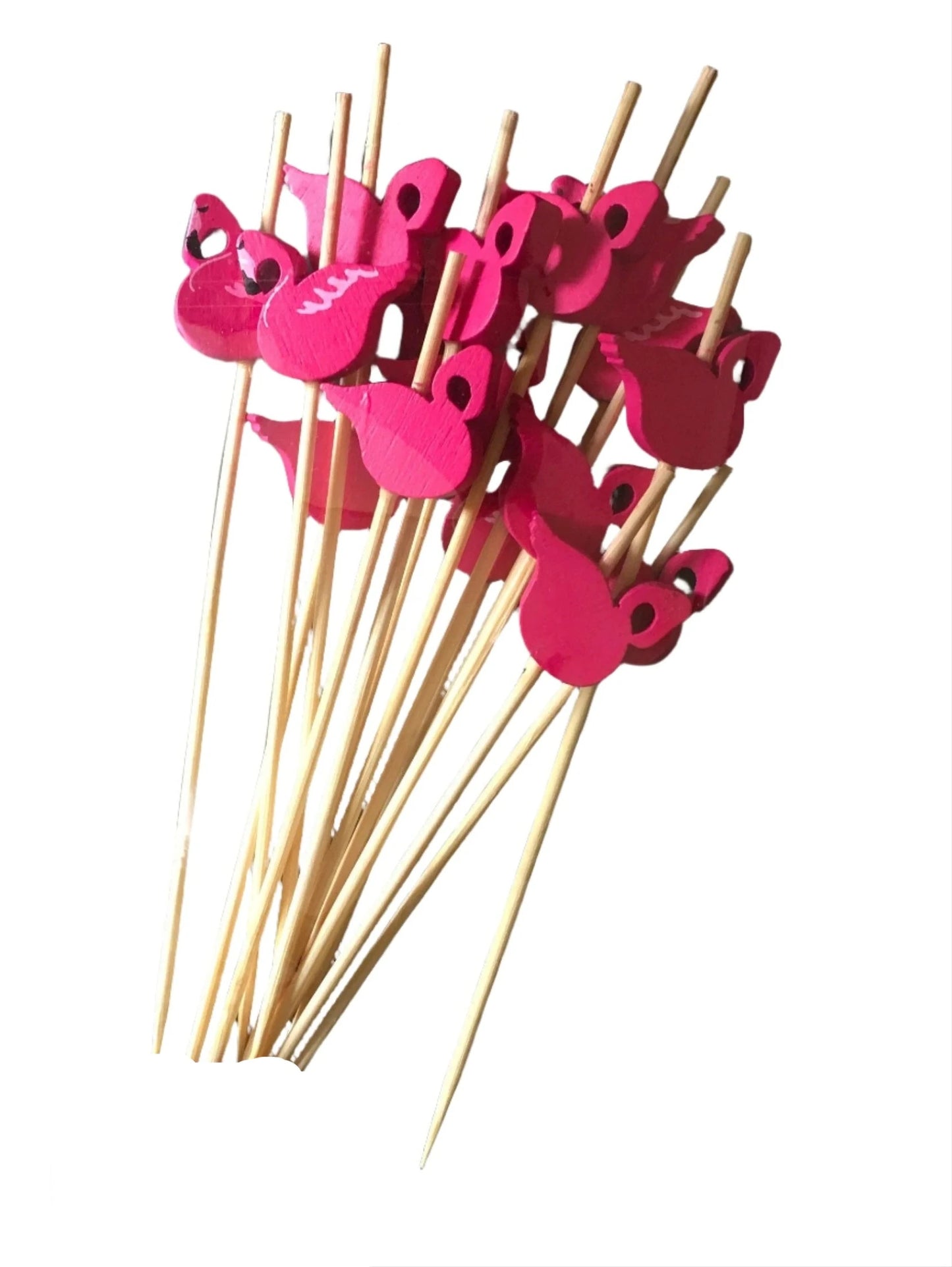 Hello Summer "Flamingo" Wood Sticks Cocktail/Cupcake/Food Picks 16ct (Copy)