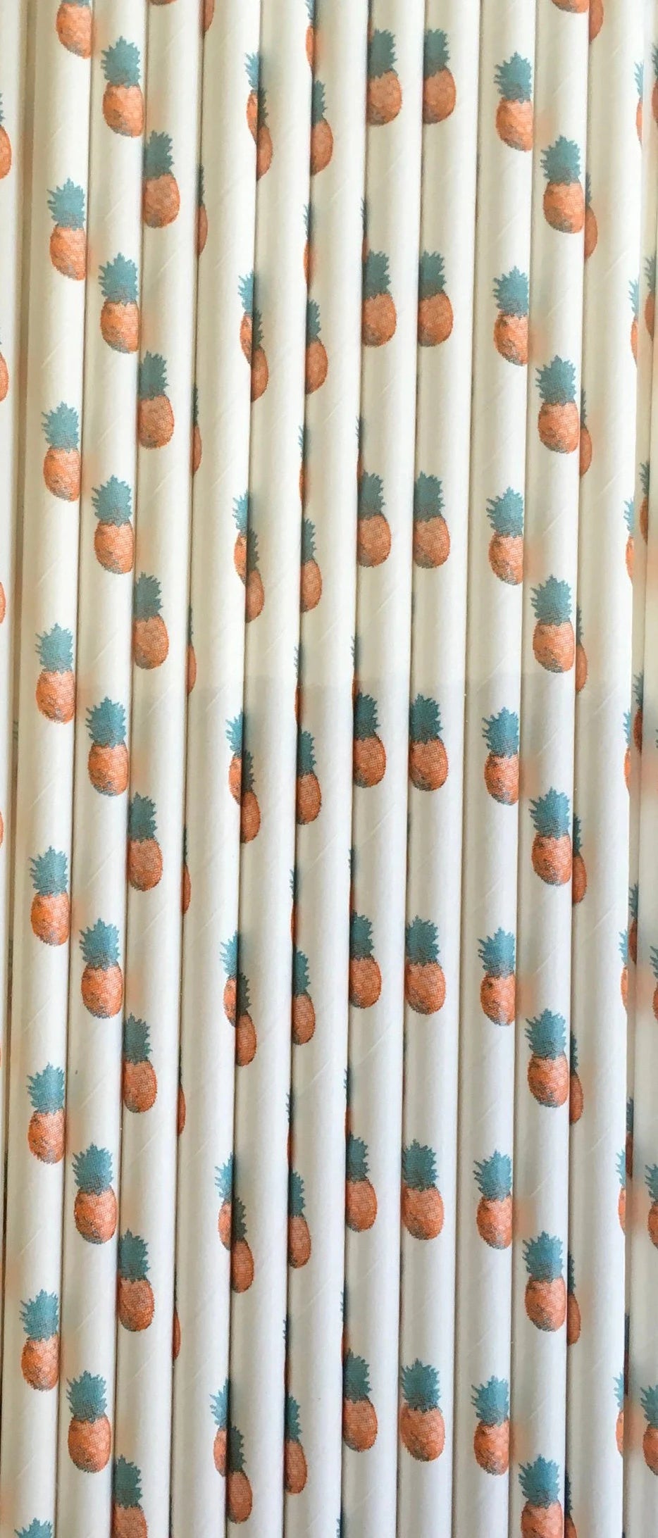 Let's Party "Pineapple" Paper Straws 25ct