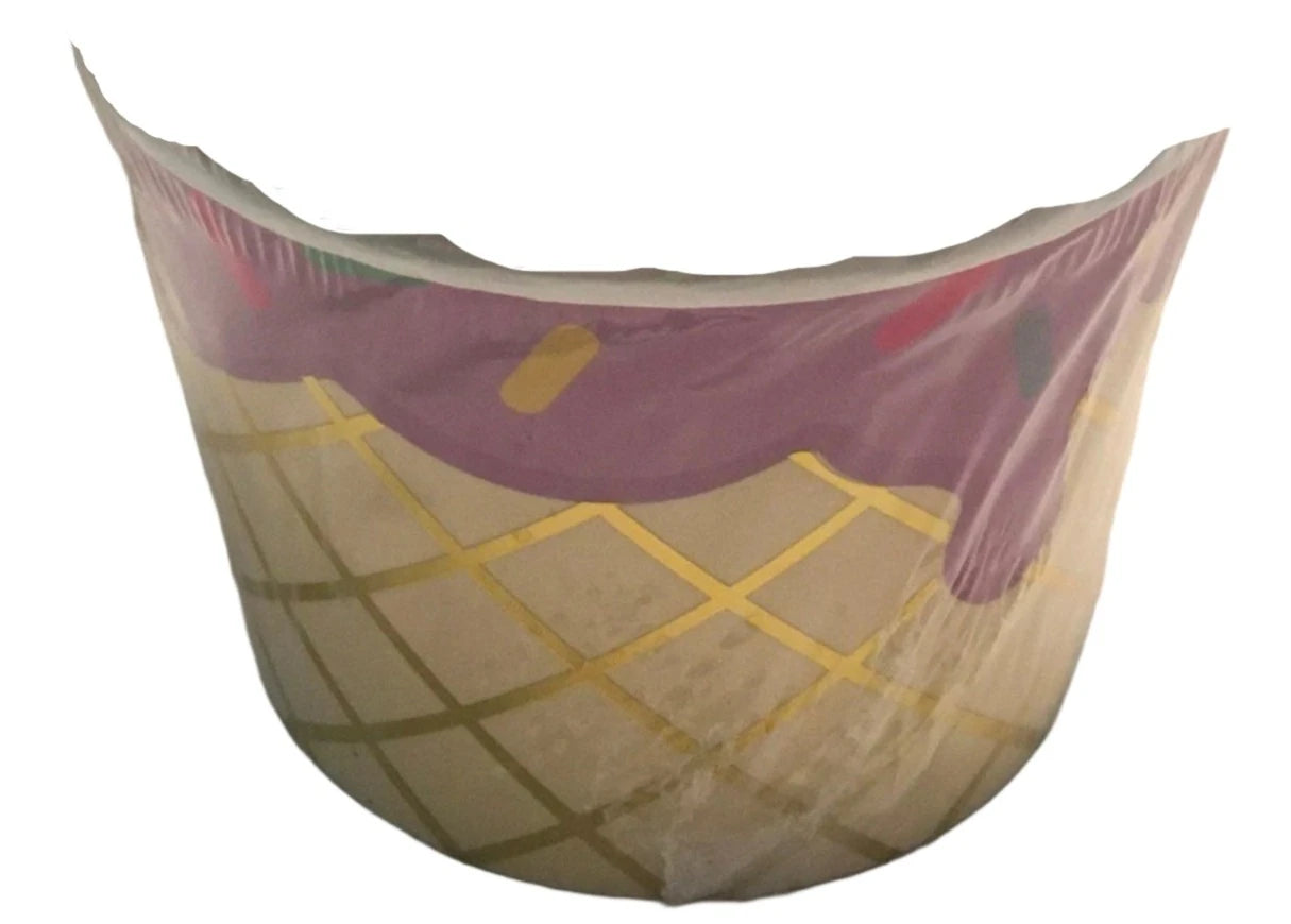Ice Cream "Grape Soda" Cone Shaped Paper Treat Cups 6ct