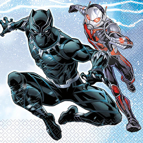 Avengers "Epic" Black Panther & Ant-Man Luncheon Paper Napkins 16ct