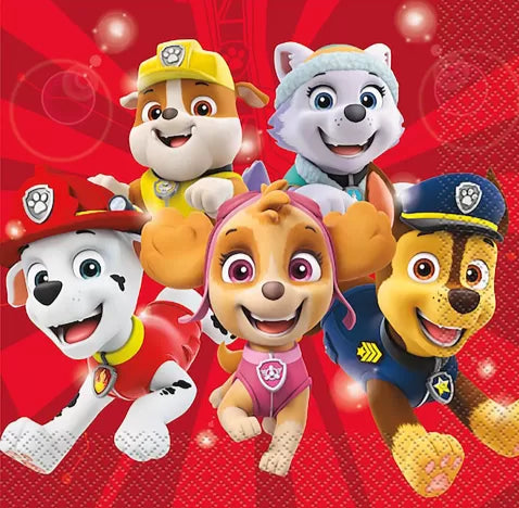 Paw Patrol "Friends" Luncheon Paper Napkins 16ct