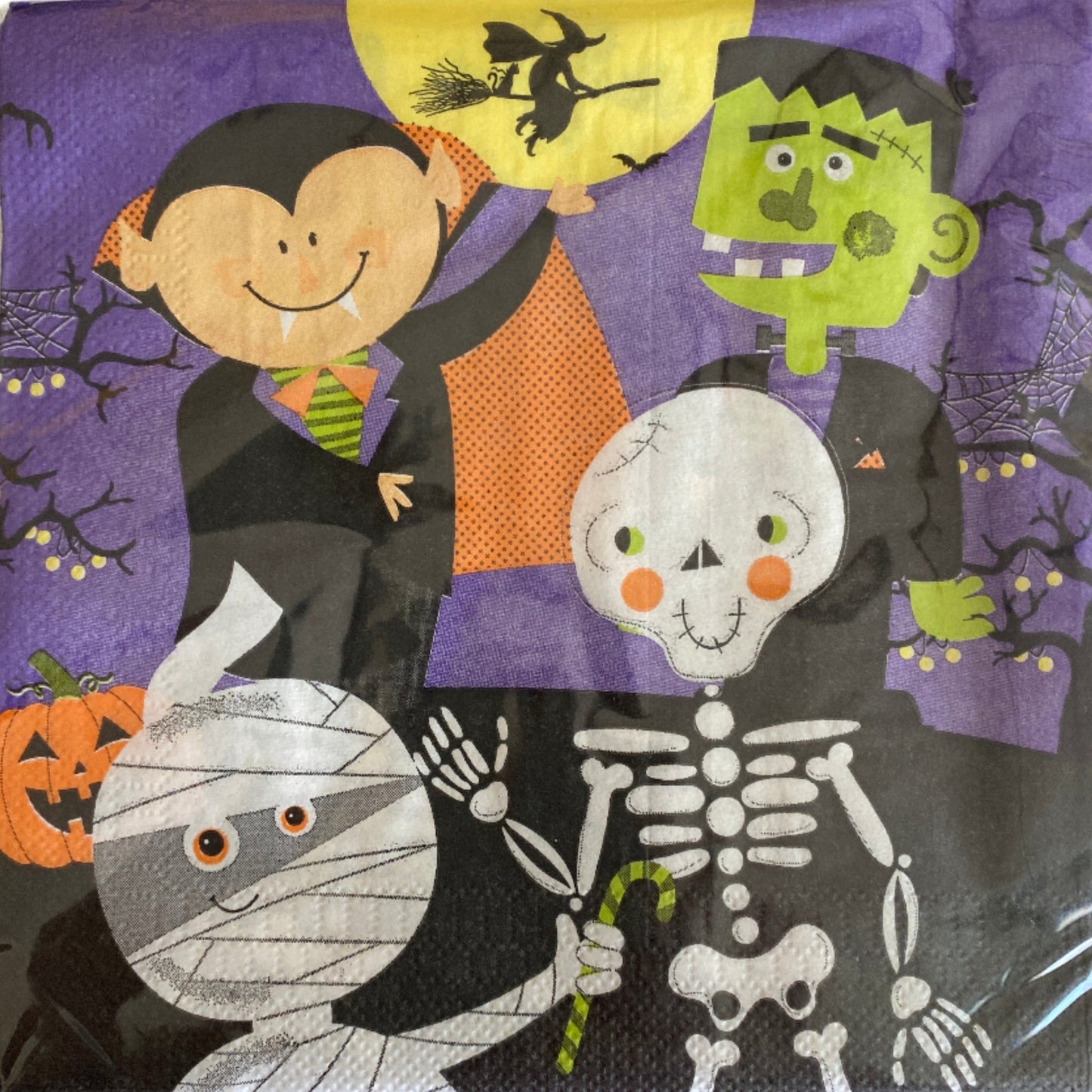 Halloween "Spooky Friends" Luncheon Paper Napkins 20ct