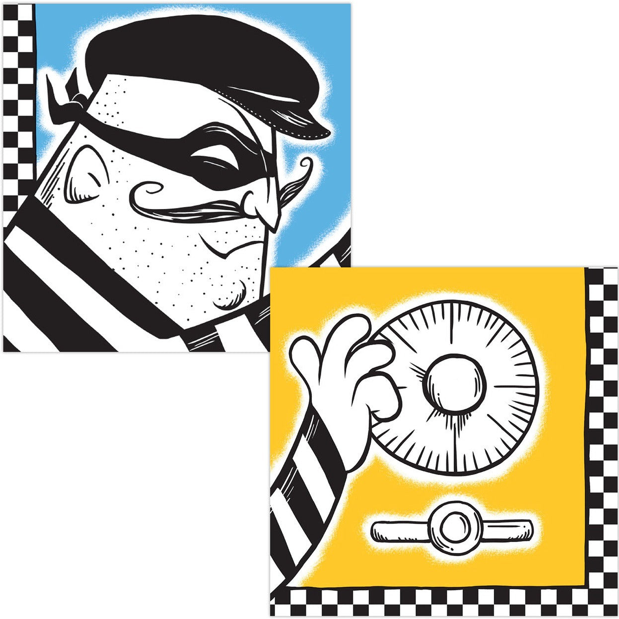 Cops & Robbers Luncheon Paper Napkins 20ct