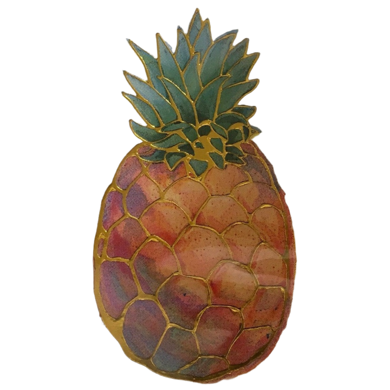 Let's Party Luau "Pineapple" Beverage Paper Napkins 16ct