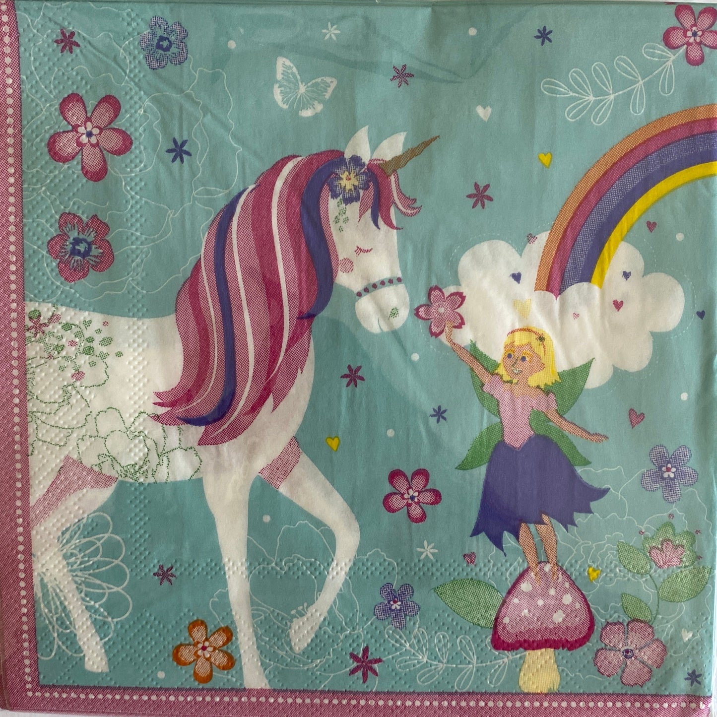 Magical Unicorn Luncheon Paper Napkins 20ct