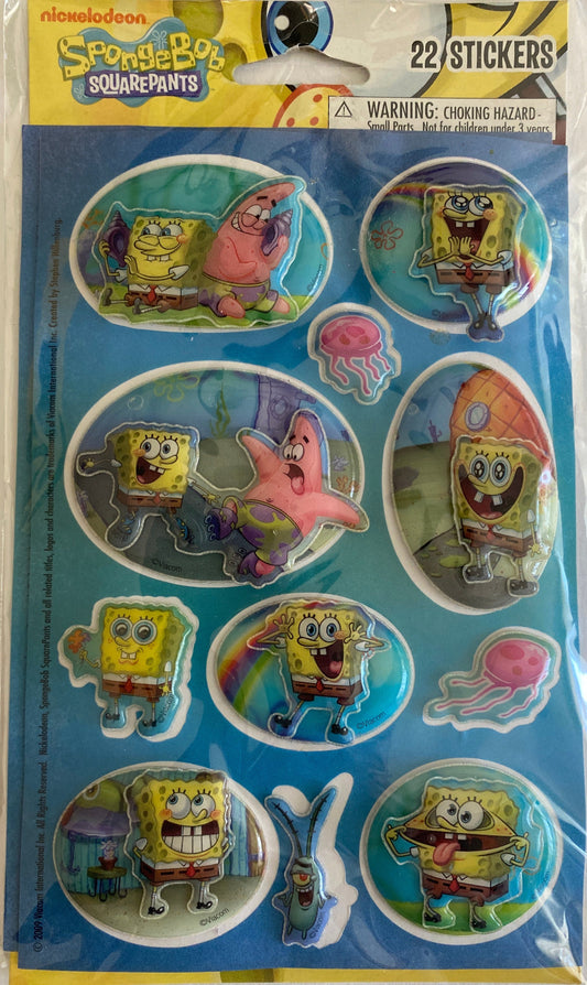 SpongeBob SquarePants Stickers (2 sheets)