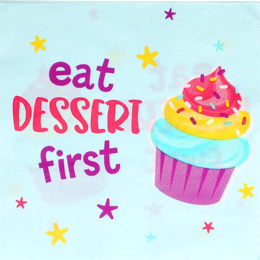 Dessert Party Luncheon Paper Napkins 20ct