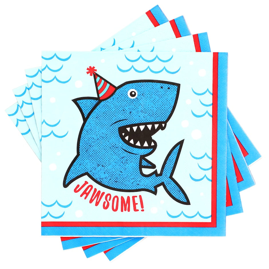 Shark Party Luncheon Paper Napkins 20ct