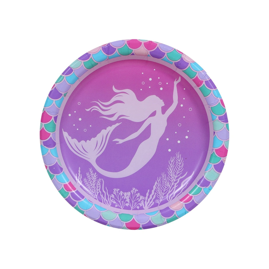 Mermaid Shine Dessert Paper Plates 20ct