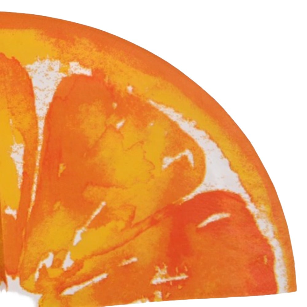 Sweet Summer Inspired "Orange Slice" Round Shaped Luncheon Paper Napkins 16ct