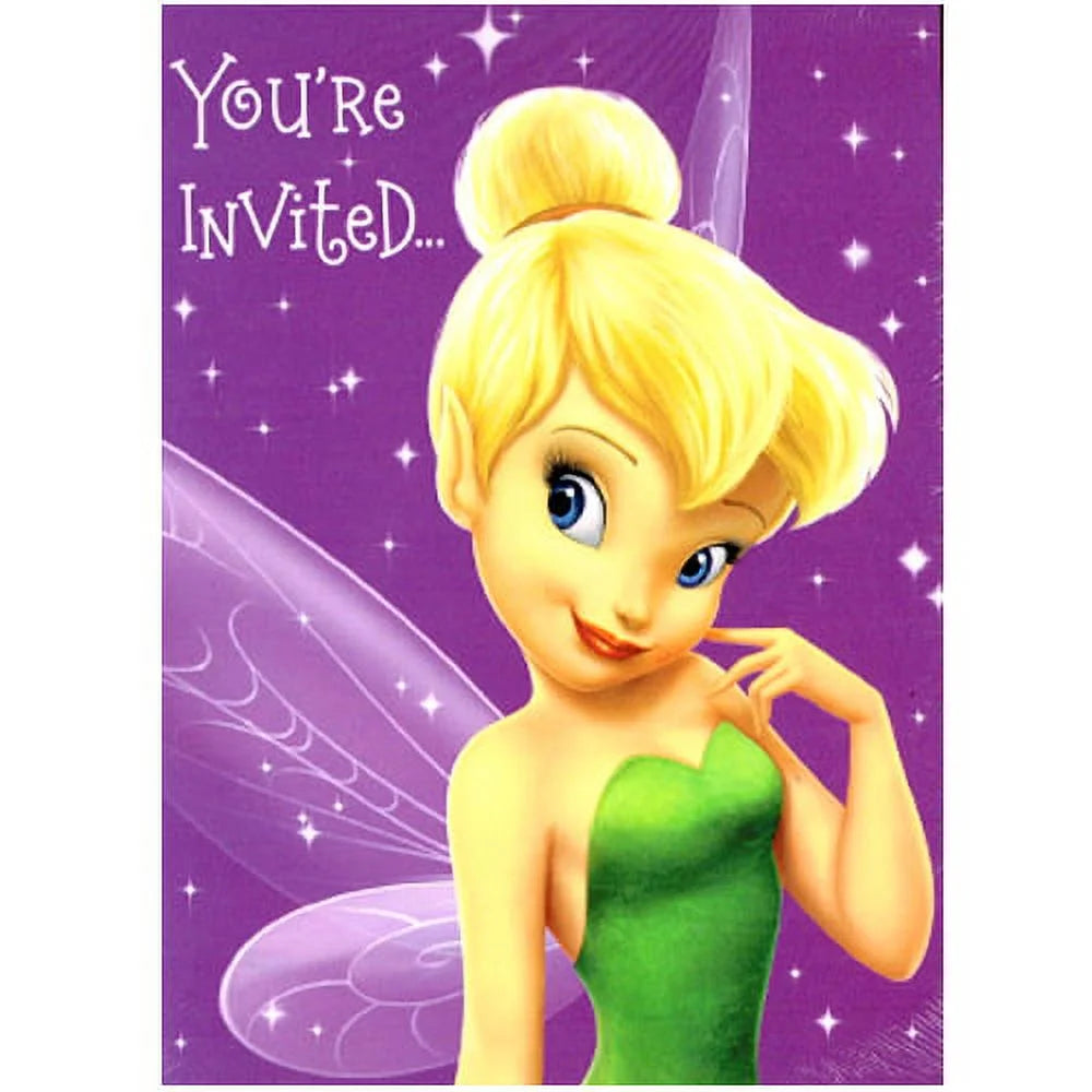 Tinker Bell Invitations w/ Envelopes (8ct each)