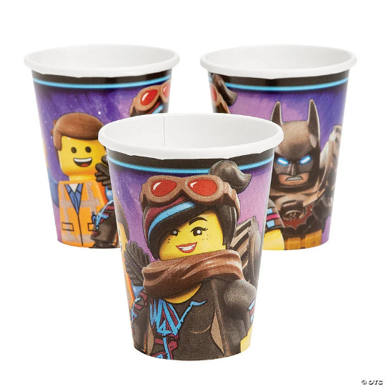 Lego The Lego Movie 2 Paper Cups 8ct