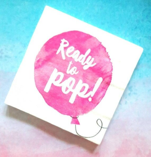 Pink Balloon (Ready to Pop!) Beverage Paper Napkins 3 Ply 40ct