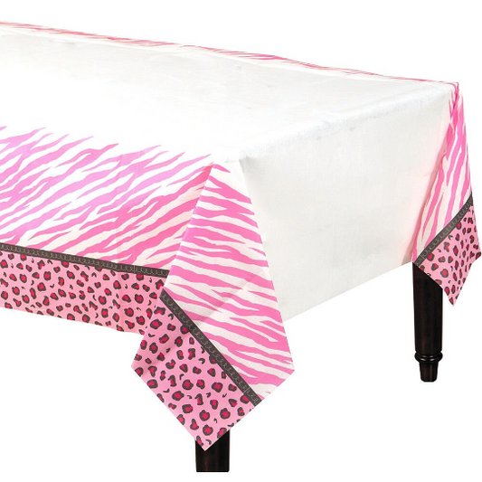 Sweet Safari Girl Paper Table Cover