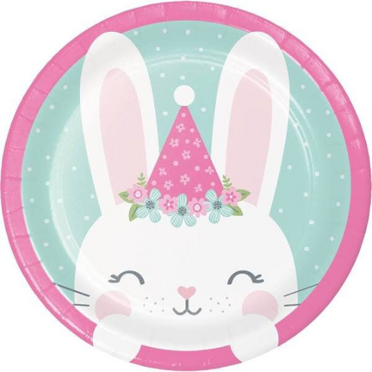 Lil Bunny Dessert Paper Plates 8ct