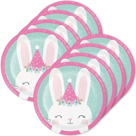 Lil Bunny Dessert Paper Plates 8ct