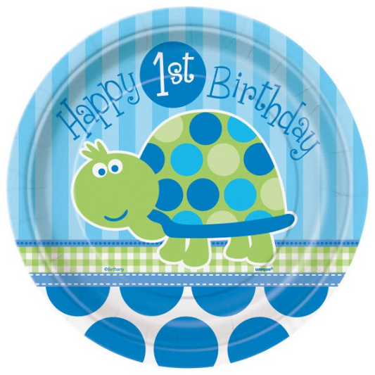 Turtle Dessert Paper Plates 8ct