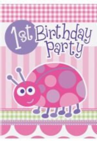 Ladybug Invitations w/ Envelopes (8ct each)