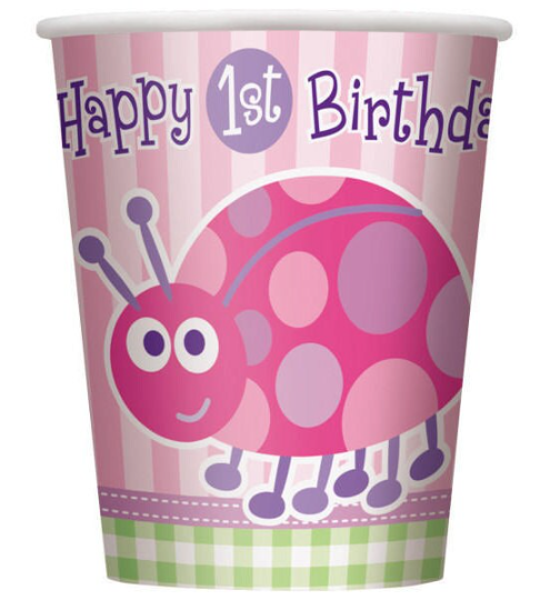 Ladybug Paper Cups 8ct