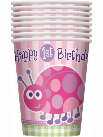 Ladybug Paper Cups 8ct