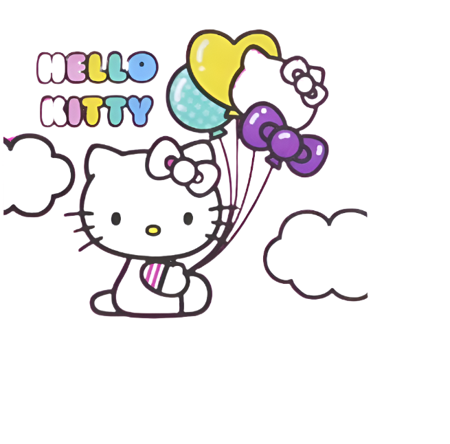 Hello Kitty "Balloon Rainbow" Luncheon Paper Napkins 16ct