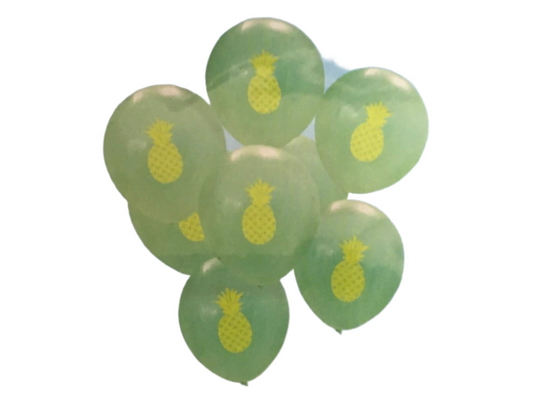 Let's Party Luau "Pineapple" Latex Balloons 8ct