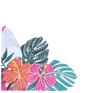 Tropical Luau "Hello Summer" Luncheon Paper Napkins 18ct