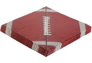 Football Luncheon Paper Napkins 20ct