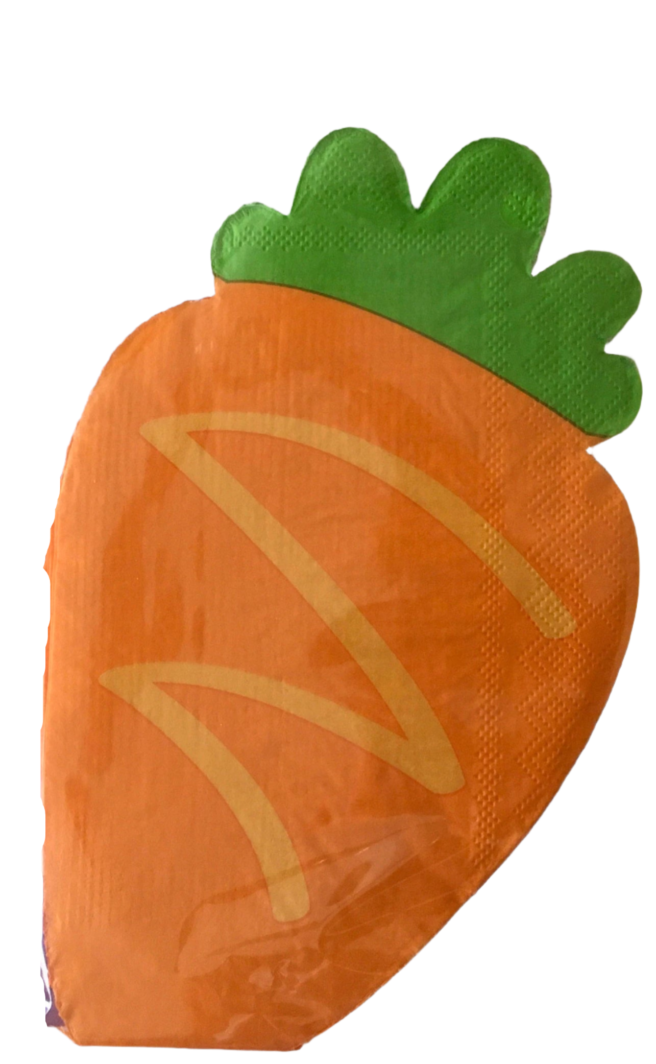 Happy Easter "Carrot Shaped" Luncheon Paper Napkins 16ct