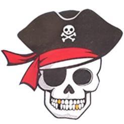 Happy Party Pirate Beverage Paper Napkins 20ct