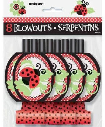 Garden Lively Ladybugs Blowouts 8ct