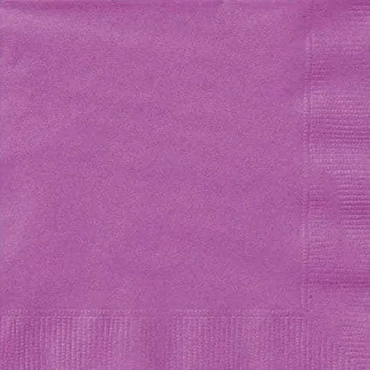 Pretty Purple Luncheon Paper Napkins 2 Ply 75ct