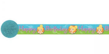 Tinker Bell "Best Friends Fairies" Crepe Paper Streamer 30ft