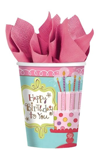 Sweet Stuff Birthday Paper Cups 8ct