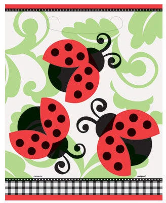 Garden Lively Ladybugs Favor Bags 8ct