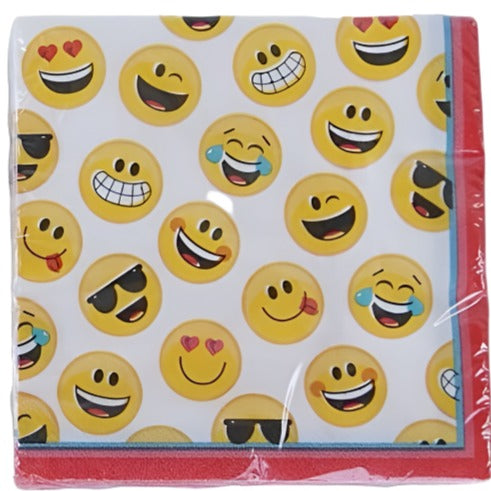 Emoji Faces Luncheon Paper Napkins 20ct