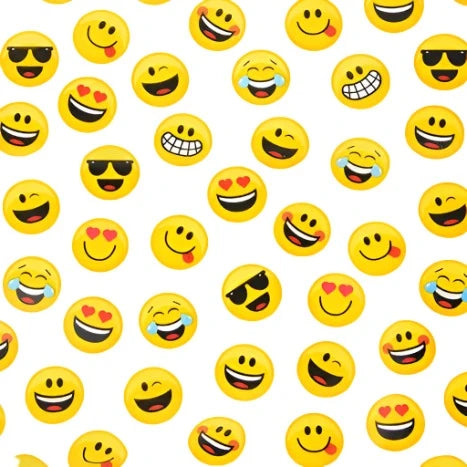 Emoji Faces Plastic Table Cover