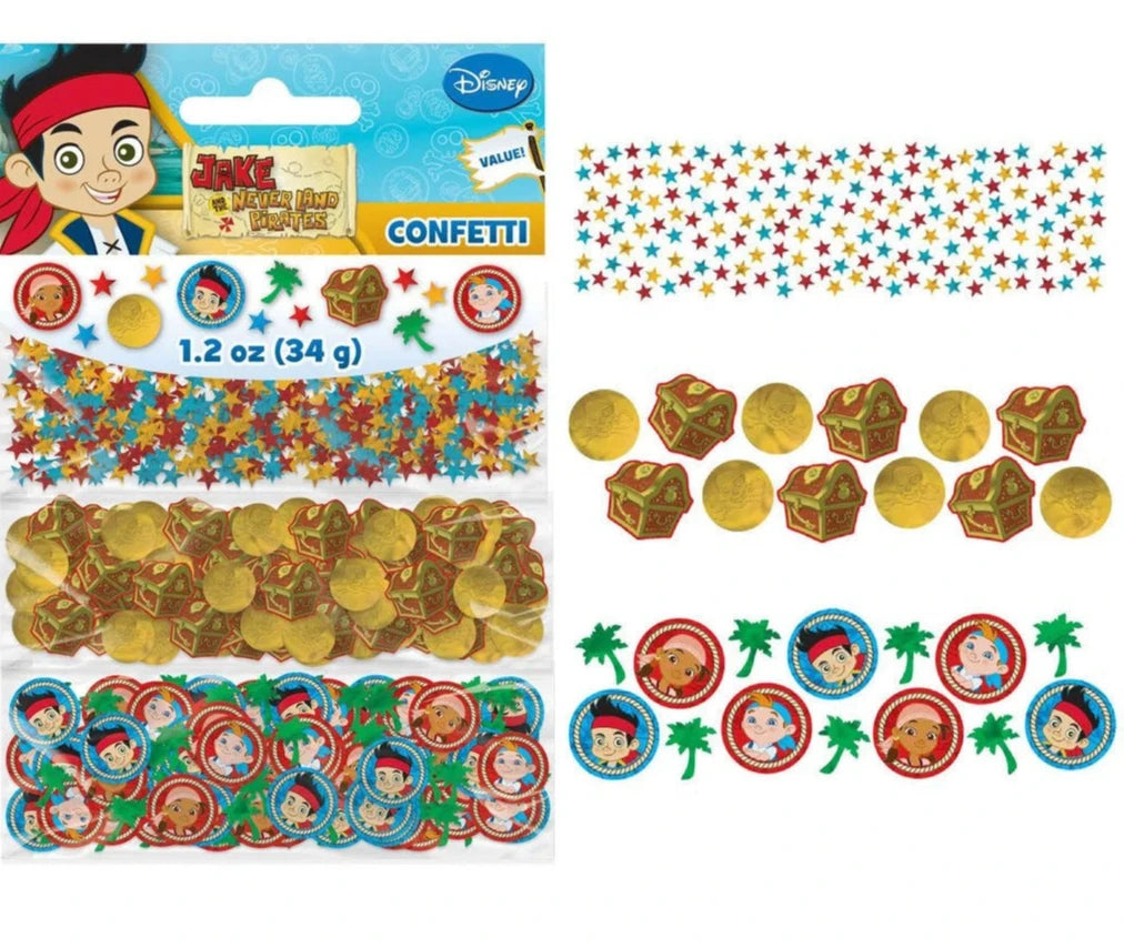 Jake & The Never Land Pirates Confetti Value Pack (3 types)