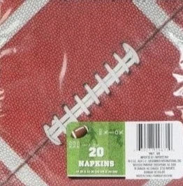 Football Luncheon Paper Napkins 20ct