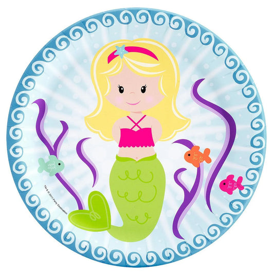 Mermaids Lunch Paper Plates 8ct