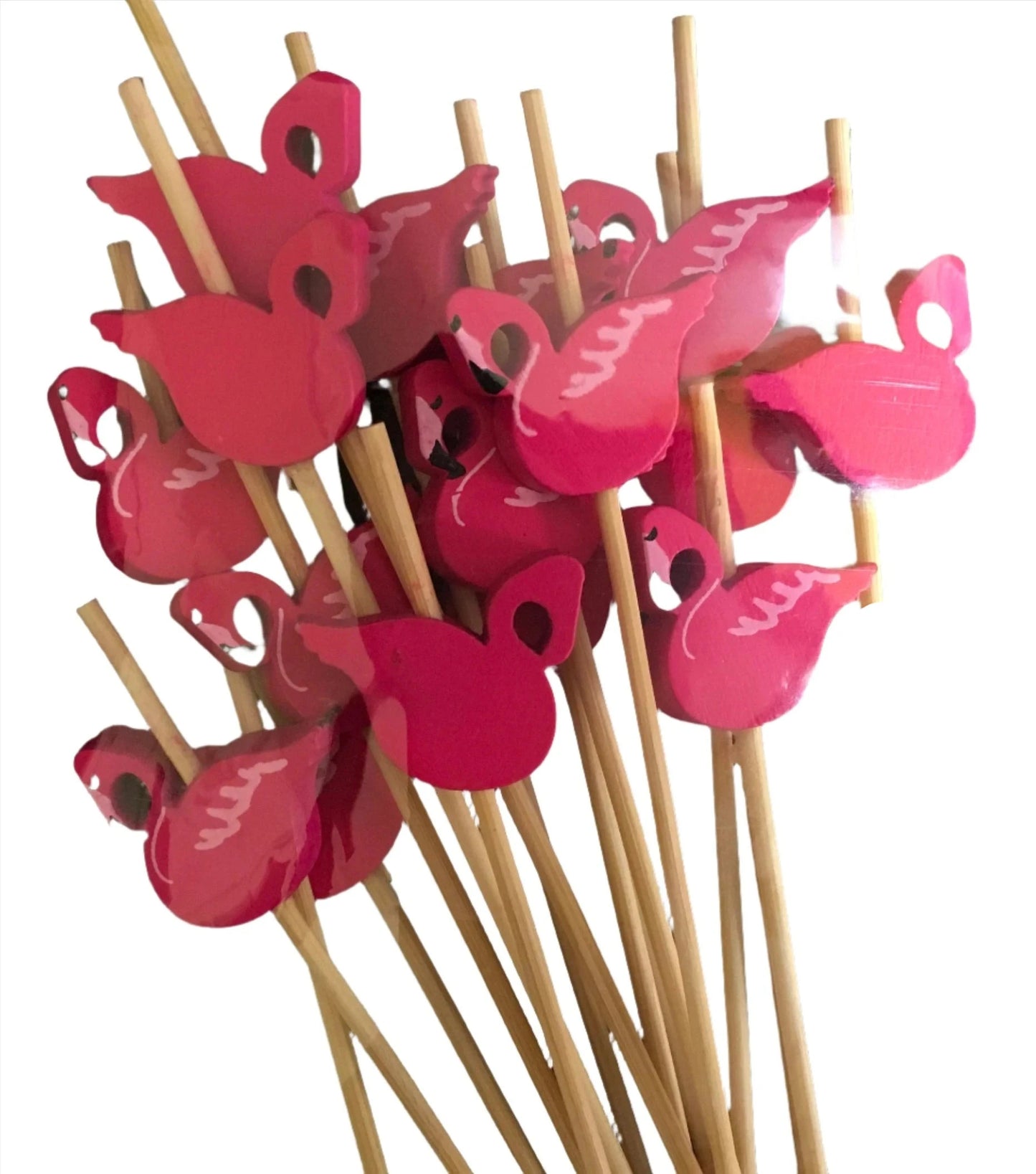 Hello Summer "Flamingo" Wood Sticks Cocktail/Cupcake/Food Picks 16ct (Copy)