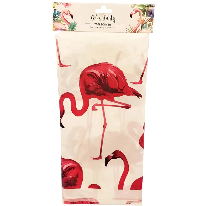 Let's Party Luau "Flamingo" Plastic Table Cover