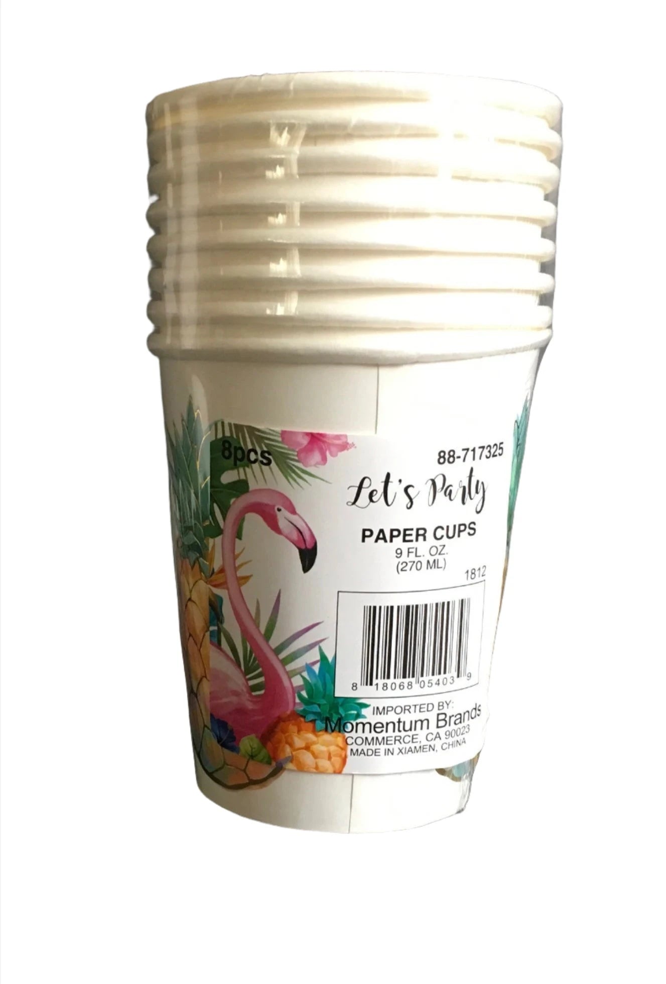 Let's Party Luau "Pineapple" Paper Cups 8ct