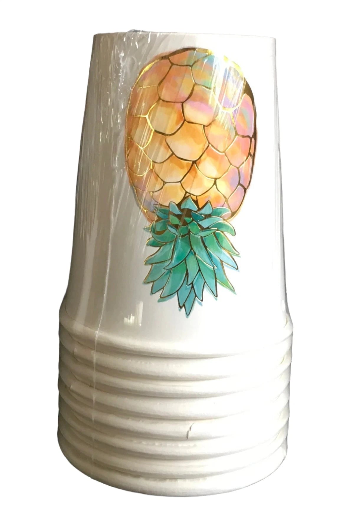 Let's Party Luau "Pineapple" Paper Cups 8ct