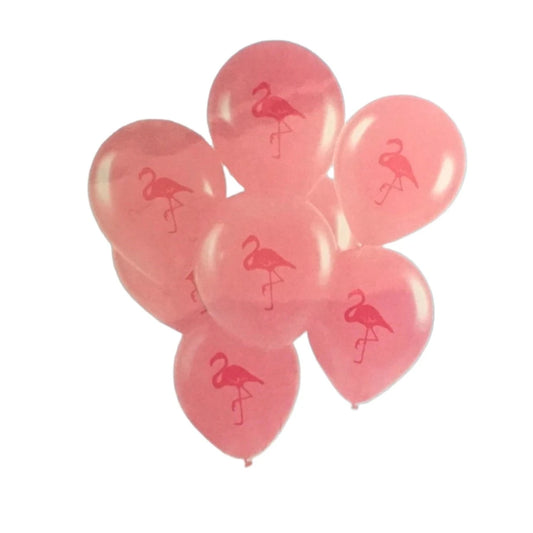 Let's Party Luau "Flamingo" Latex Balloons 8ct