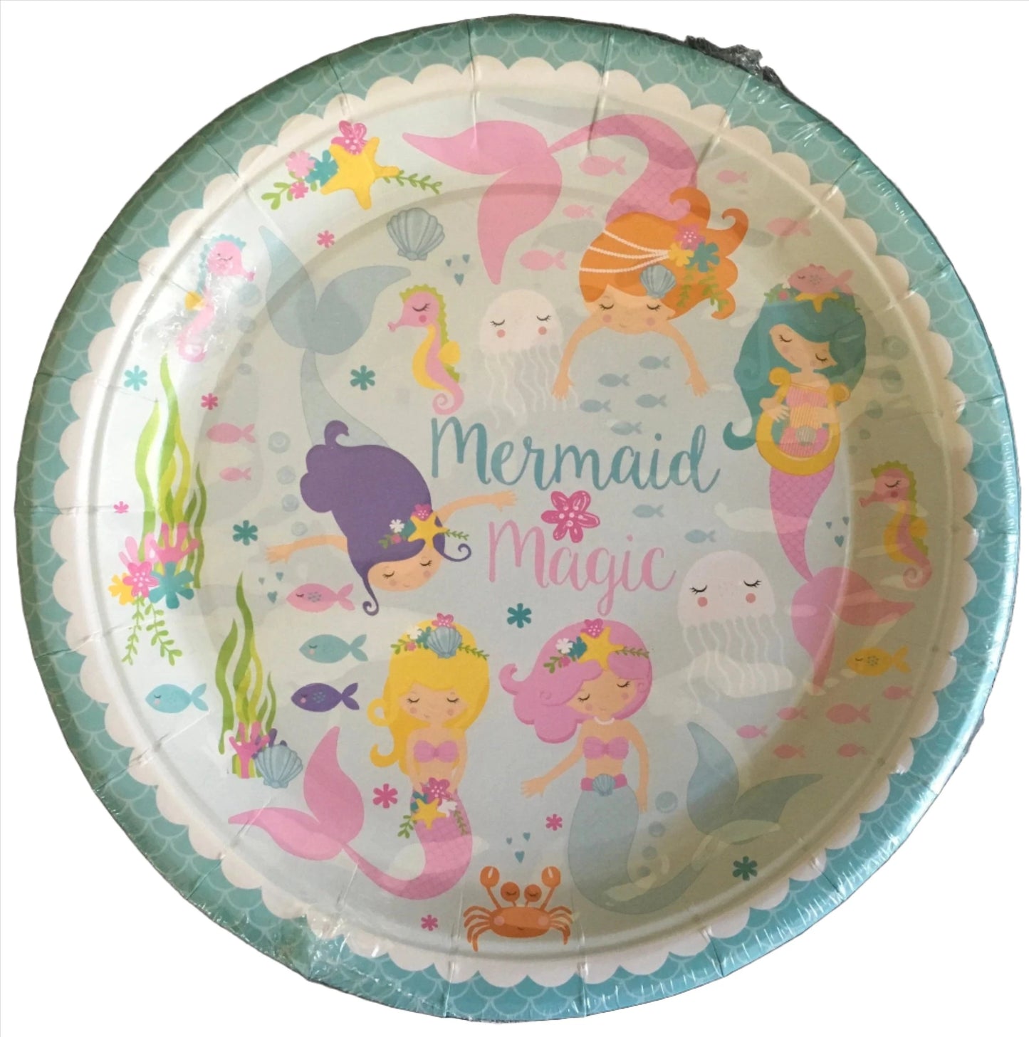 Mermaid Magic Dessert Paper Plates 16ct