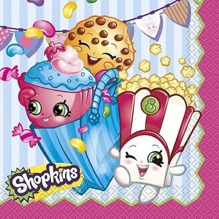 Shopkins Luncheon Paper Napkins 16ct