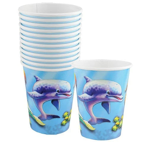 Ocean Party Paper Cups 12ct