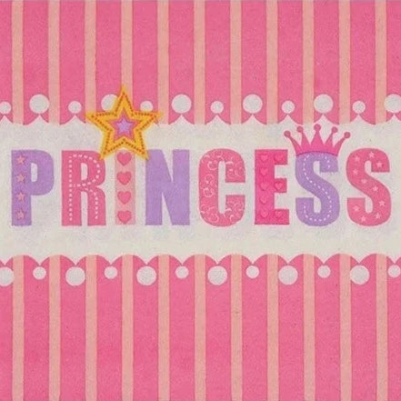 Princess Luncheon Paper Napkins 20ct